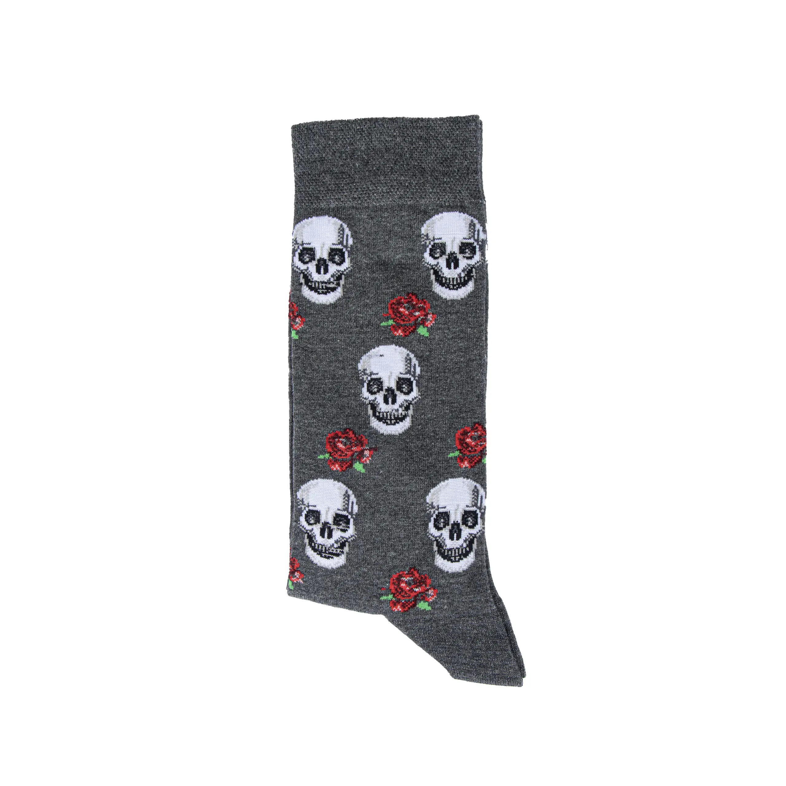 me3041-men-dress-sock-skeleton-pattern-gray-color جوراب ساق بلند طرح اسکلت رنگ طوسی