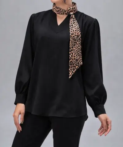 شومیز زنانه مدل wcr040 رنگ مشکی