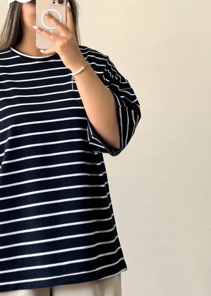 تیشرت لانگ زنانه مدل wct065