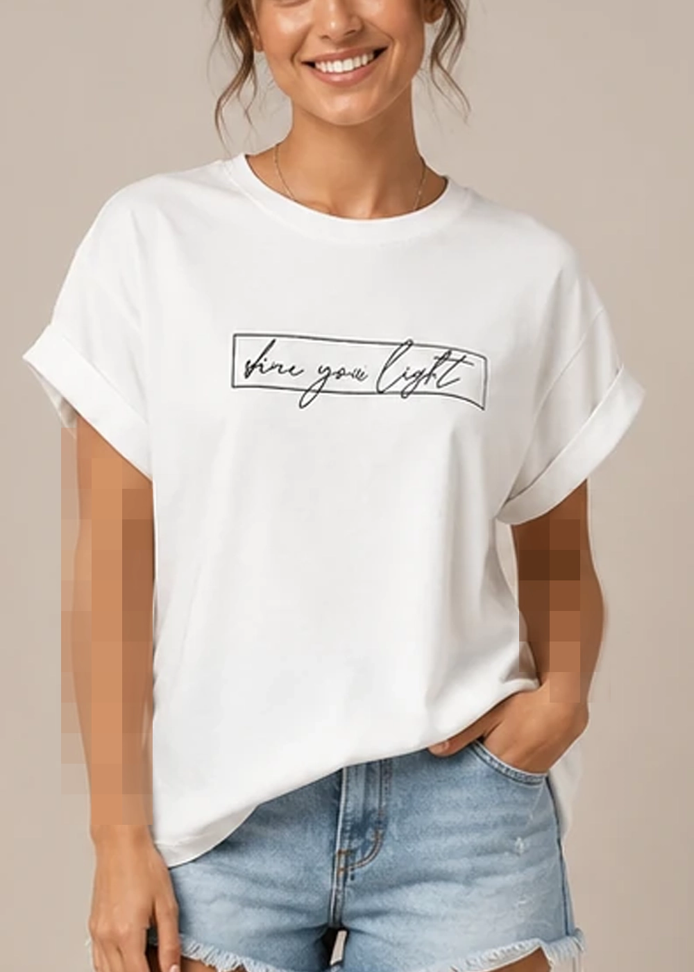 wct138-women-tshirt-fit تیشرت آستین پاکتی زنانه مدل wct138