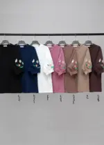 رنگبندی تیشرت اورسایز زنانه مدل wct161