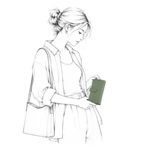 کیف پول پالتویی زنانه