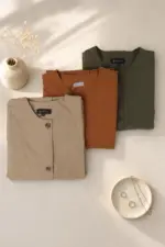 رنگبندی پیراهن بلند زنانه مدل WCC033