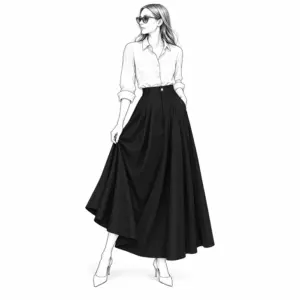 دامن بلند زنانه